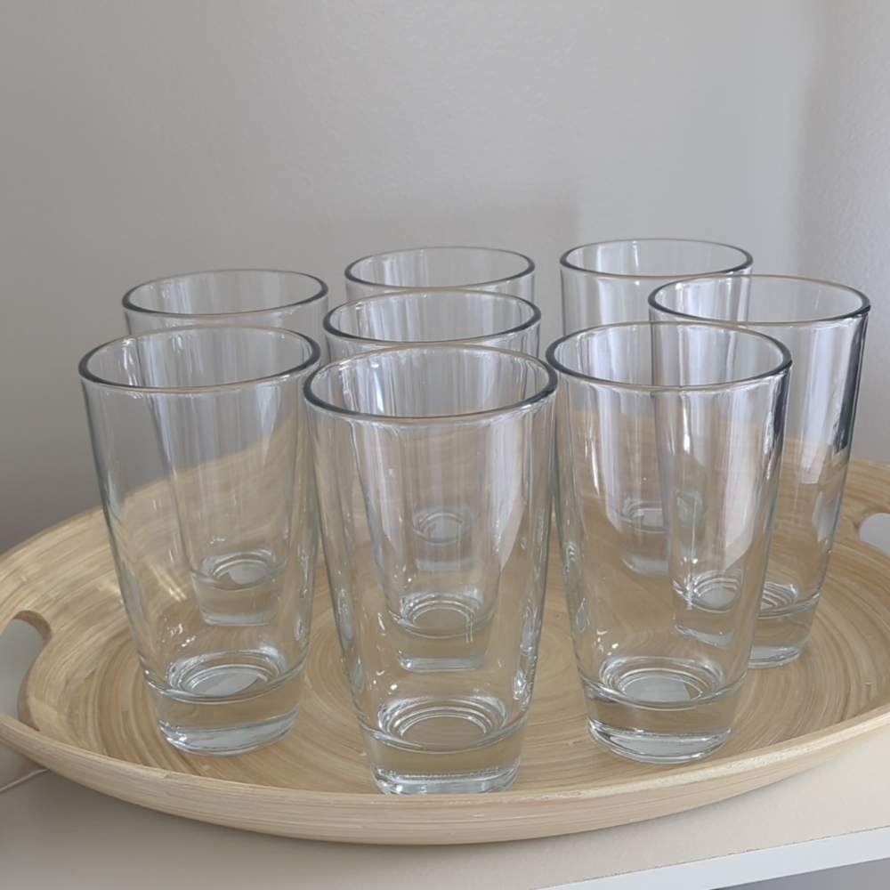 Set of 8 glasses